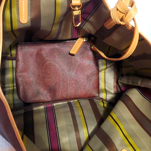 ETRO MILANO Large Tote & Wristlet 🇮🇹, EUC - Picture 12 of 16